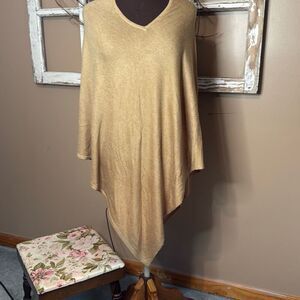 Passage Himalayan cashmere wool shawl tan women’s one size quiet luxury old mone